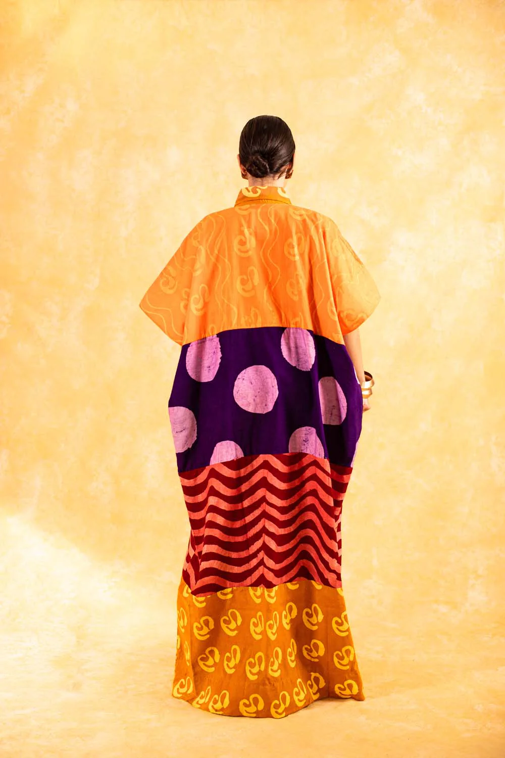 KAI x DYE LAB Agbada - Orange - Image 5