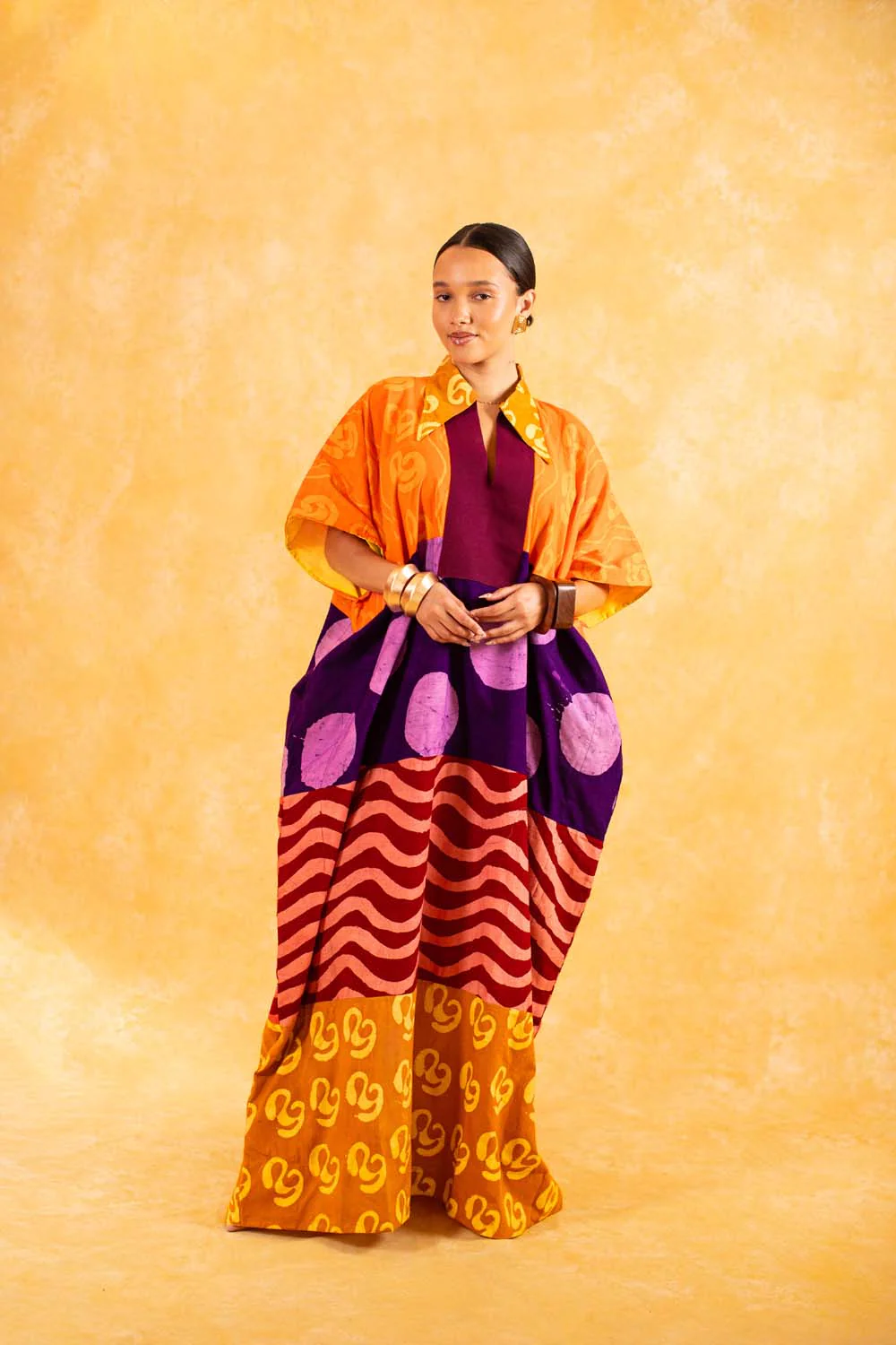 KAI x DYE LAB Agbada - Orange - Image 6