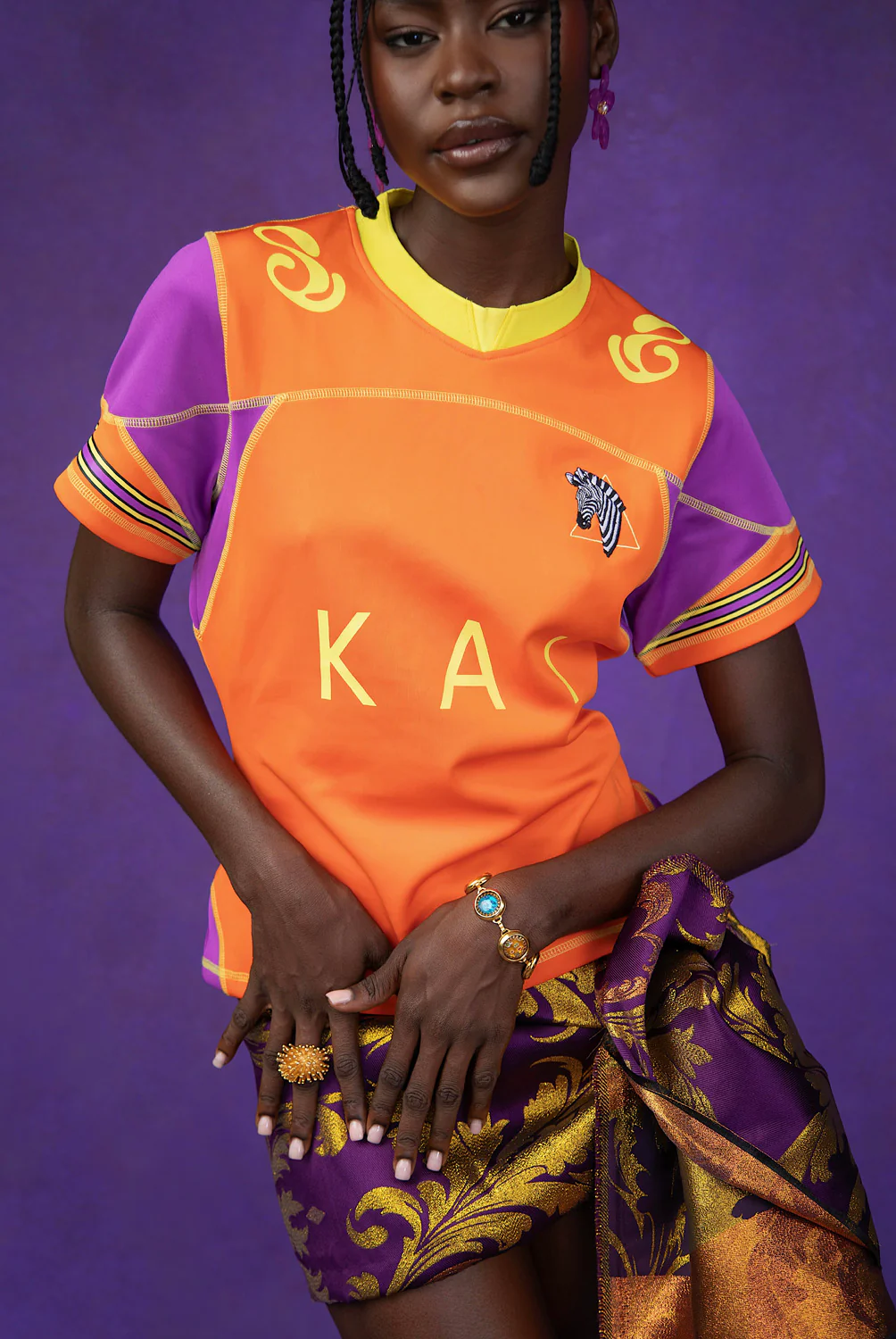 Kaida Football Jerseys - Orange - Image 3