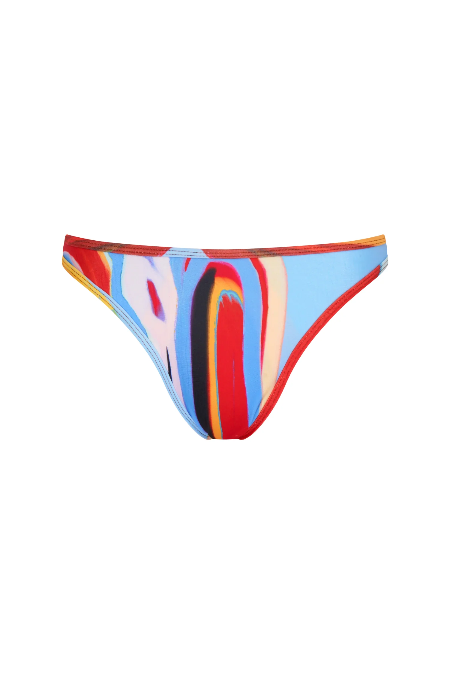 Kaikini Printed Bikini Bottoms - Isimi Print Blue - Image 5