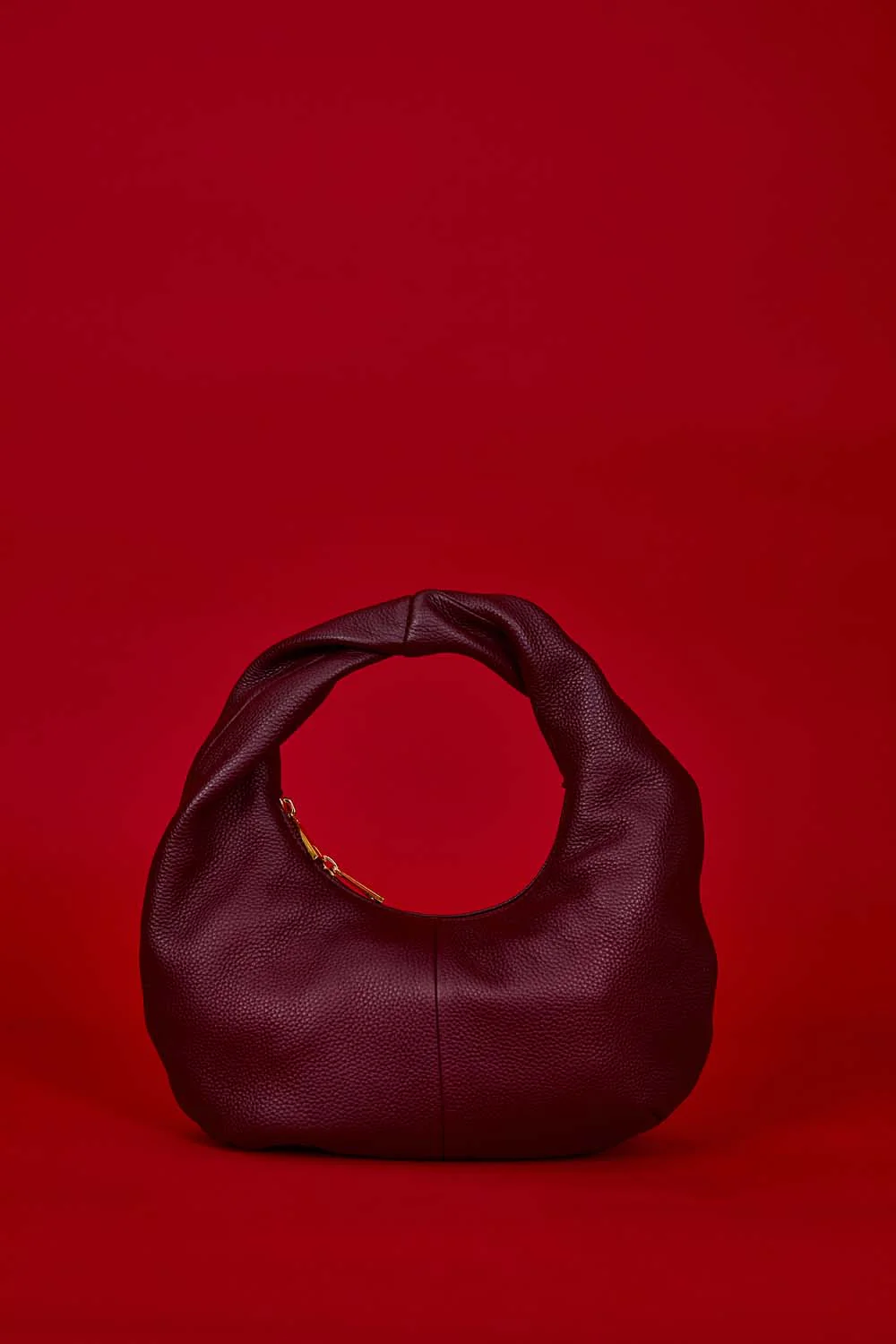 Little London Leather Mini Handbag - Burgundy - Image 5