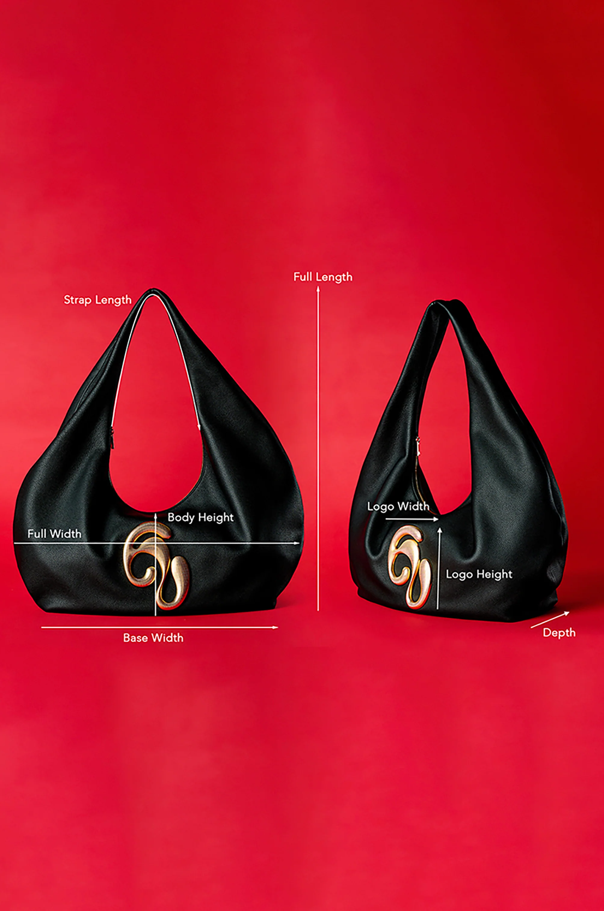 London Togo Leather Maxi Handbag - Black - Image 5