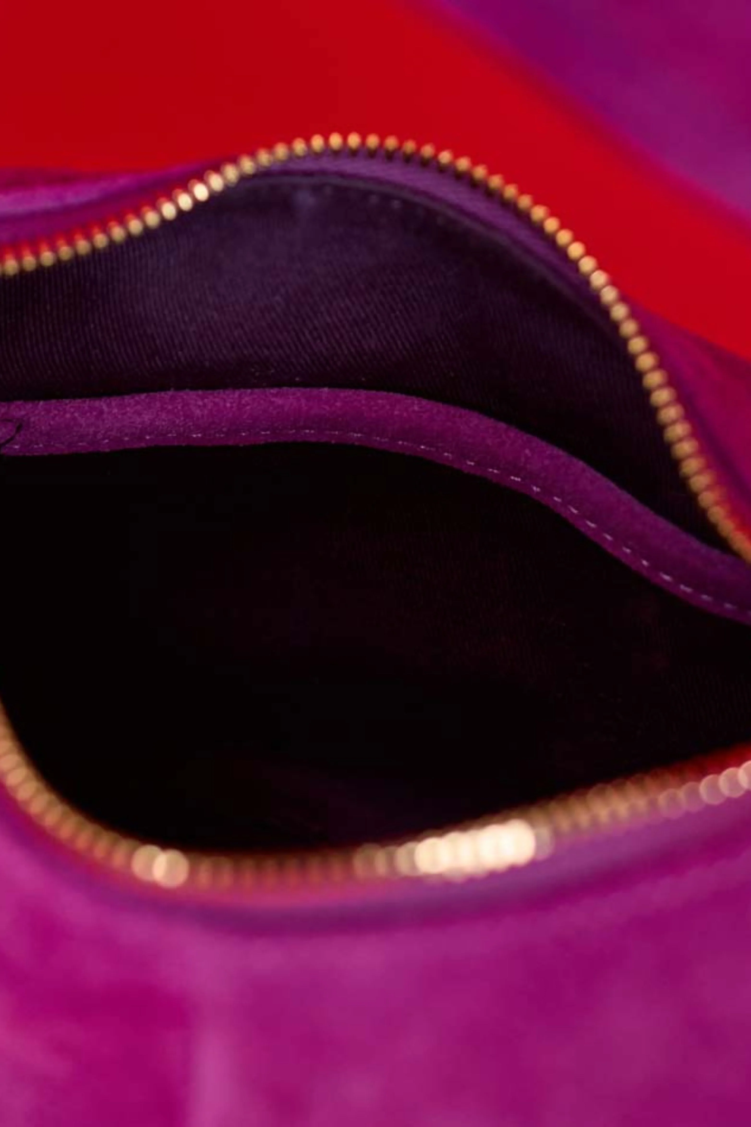 Little London Suede Mini Handbag - Purple - Image 7