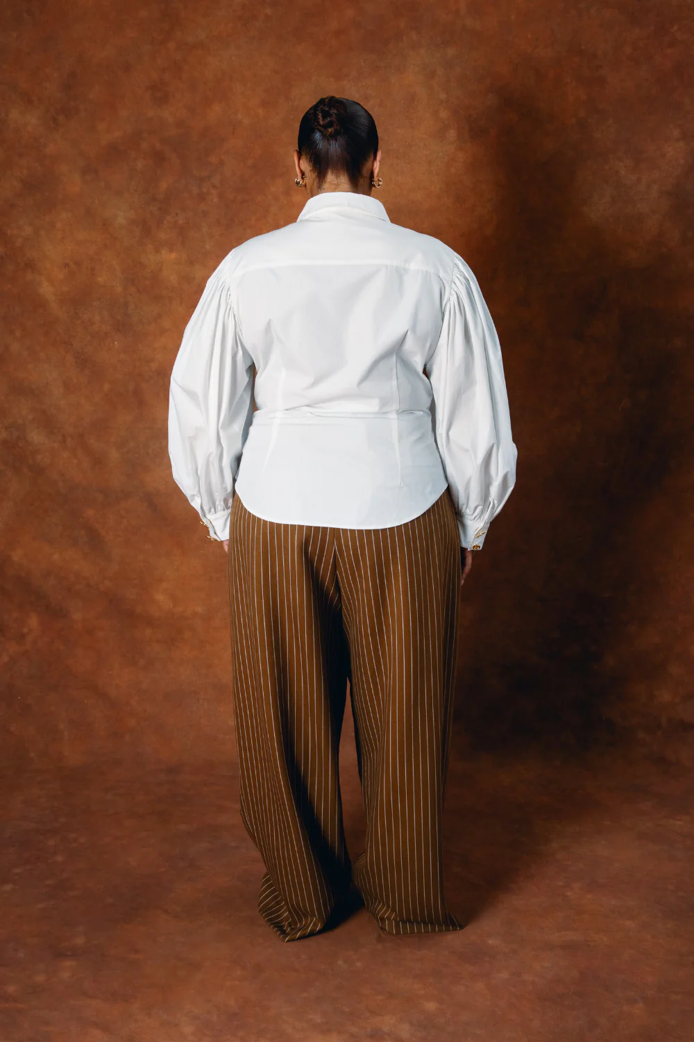 Sloane Sculpted Cotton Shirt - White - Image 5